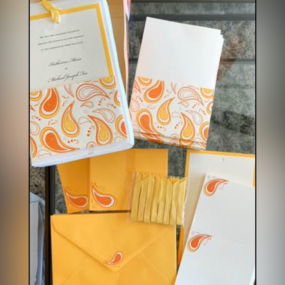 NEW set of 40 blank invitations with response cards